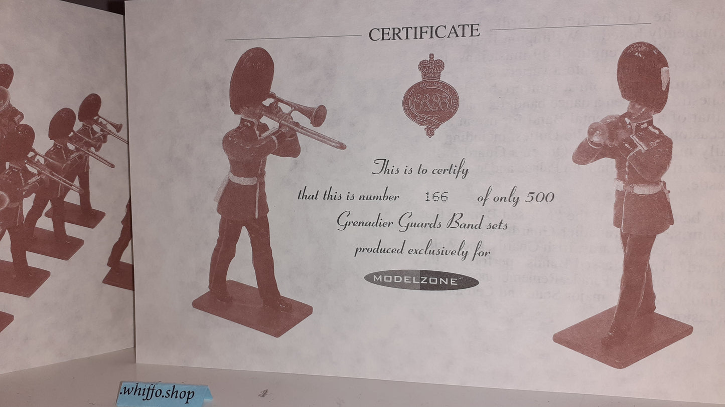 Britains 43058 2006 Grenadier Guards Band metal Limited Edition boxed 24S8