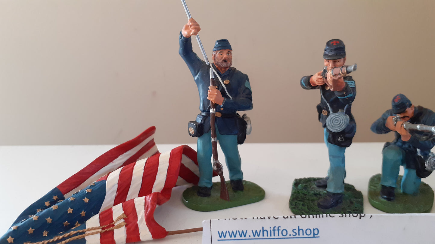 Britains Acw Union Infantry 1:32 Red Box  Wdb