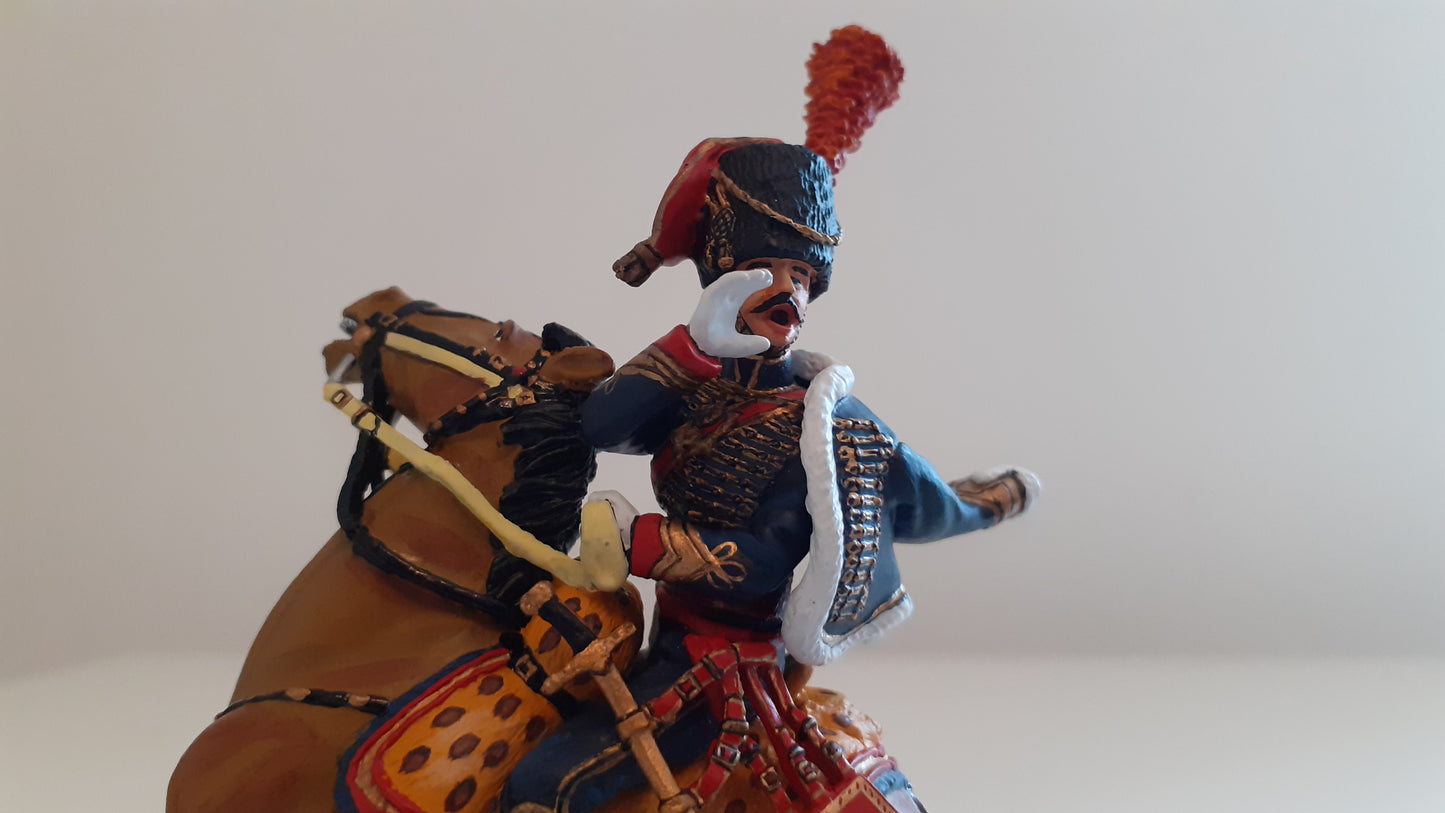King and country Horse officer artillery Napoleonic mounted boxd 1:30  na66 S454