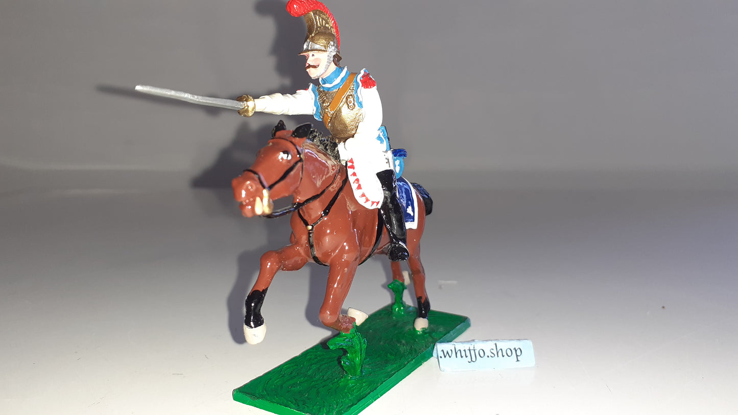 trophy miniatures 1991 Napoleonic War French Cavalry Trooper 3 Wa11c 1:32 s842