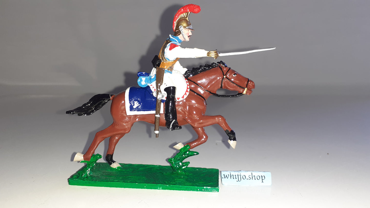 trophy miniatures 1991 Napoleonic War French Cavalry Trooper 3 Wa11c 1:32 s842