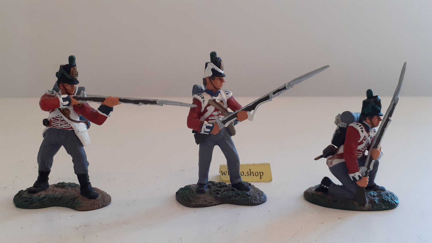 britains 00150  napoleonic hougoumont Waterloo coldstream guards 1999 box s738