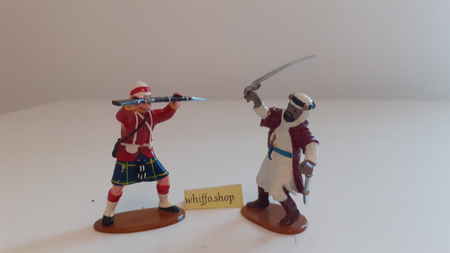 trophy miniatures 1991 egypt sudan ht4 arab bedouin v Gordon highlander box S426