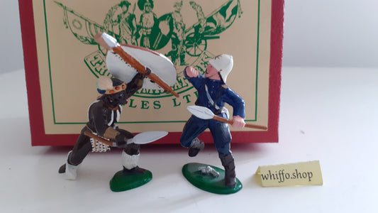trophy miniatures 1991 zulu war coghill white hat hand to hand hz6a 1:32 s820