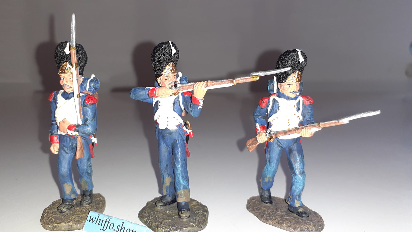 Britains 17256 2001 French Old Guard Waterloo Napoleonic 1:32 metal boxed  S8b for sale