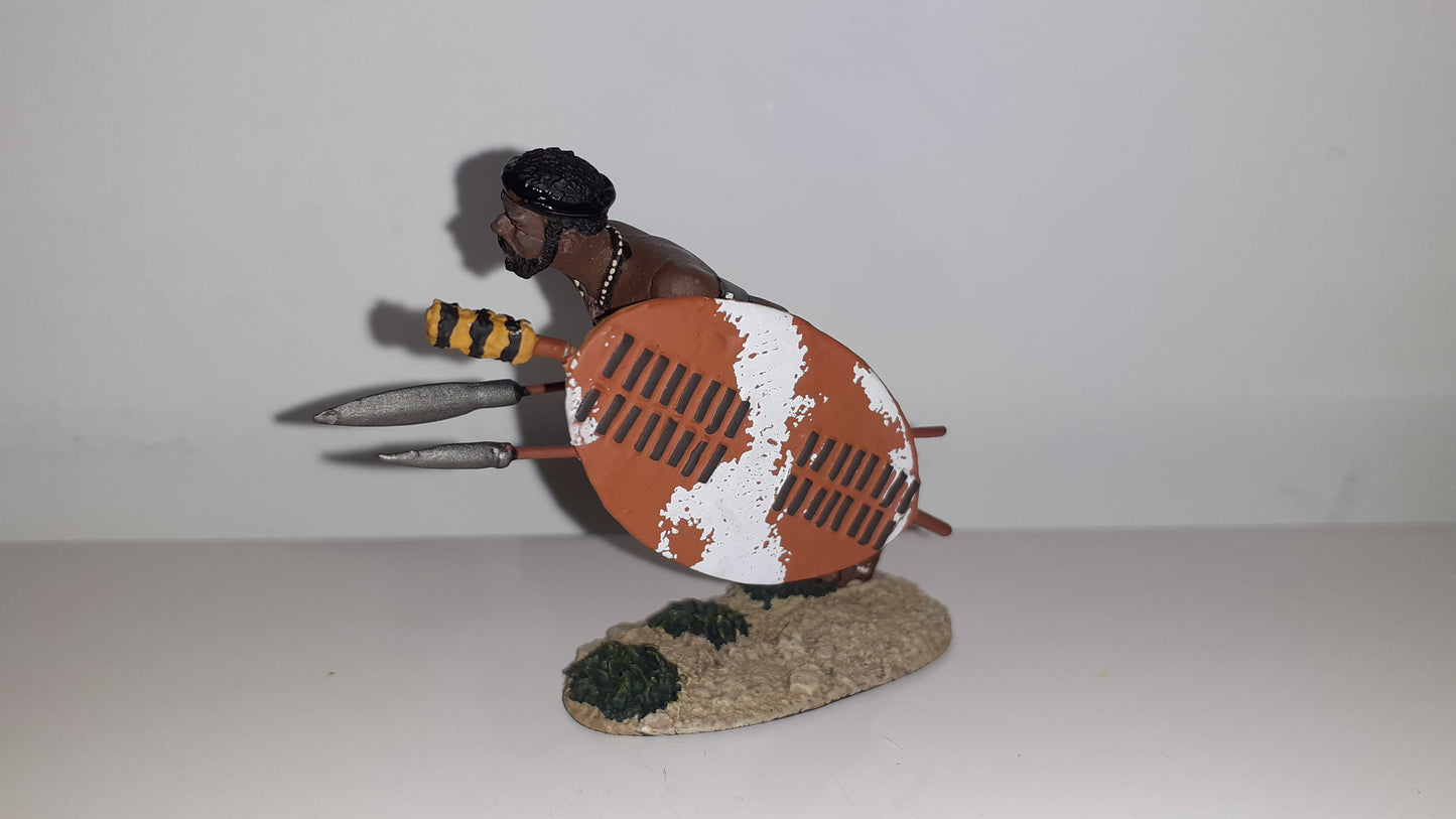 Britains 20034 Zulu wars Charging Assegai Fig 1:32  2014 boxed B11