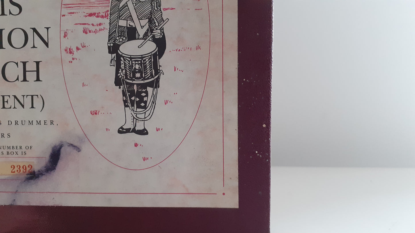 Britains limited edition 5196 Pipes Drums Black Watch royal Highland 1996 S759