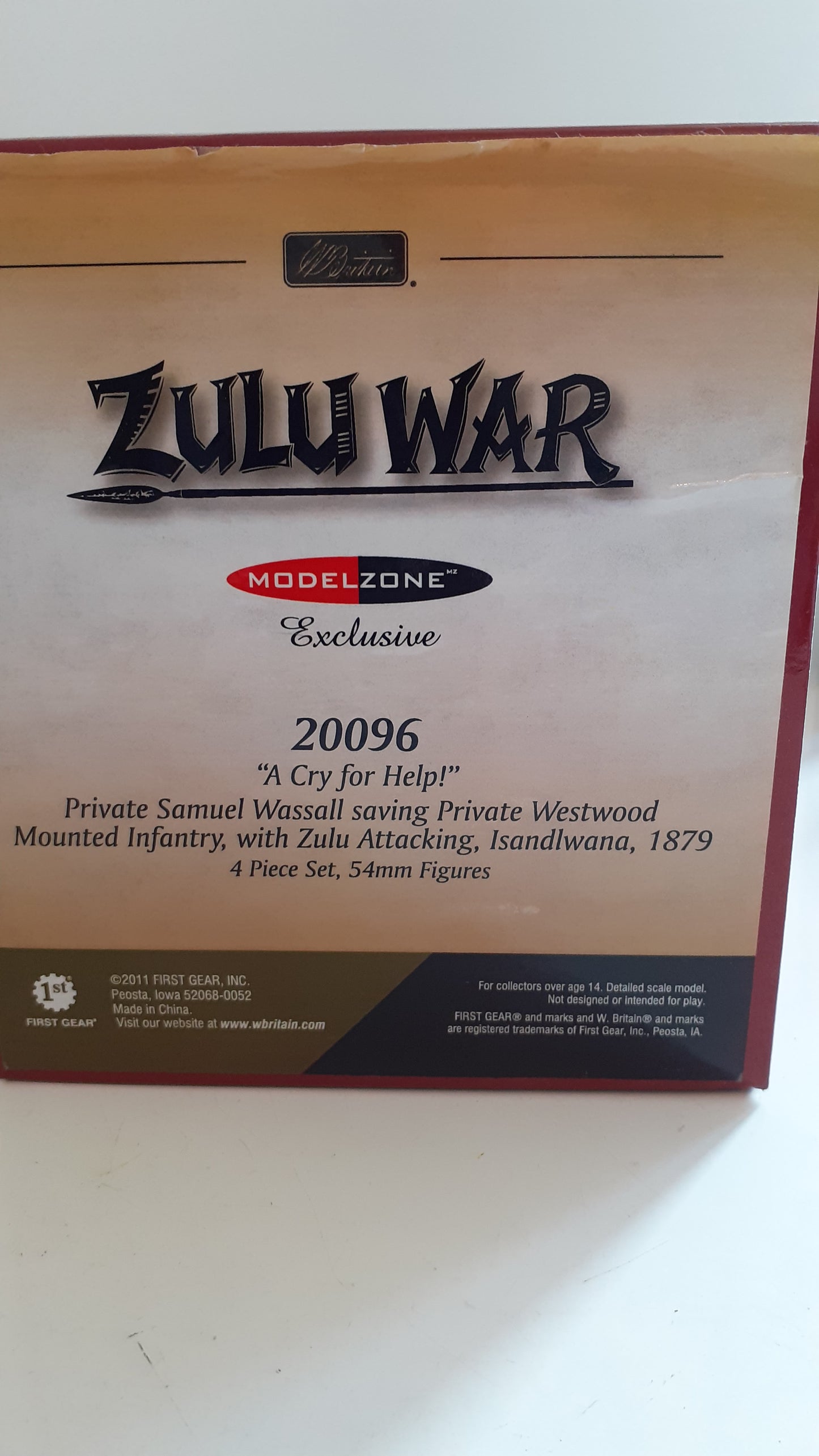 Britains 20096 24th foot cry for help only 300 made Zulu War 2011 s486