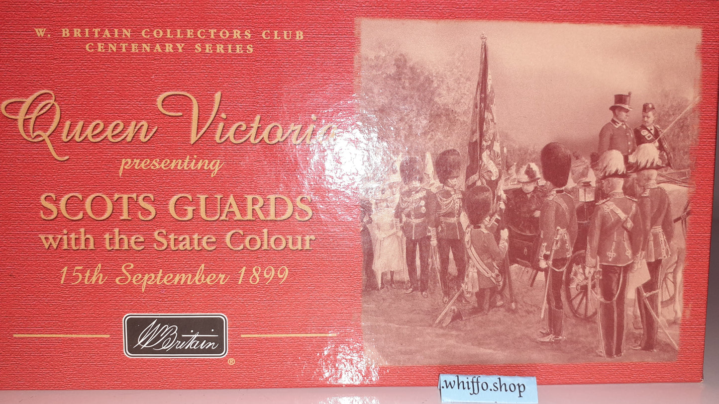 Britains 5992 Queen Victoria Scots Guards Drums band  1:32 metal boxed  S8 for sale