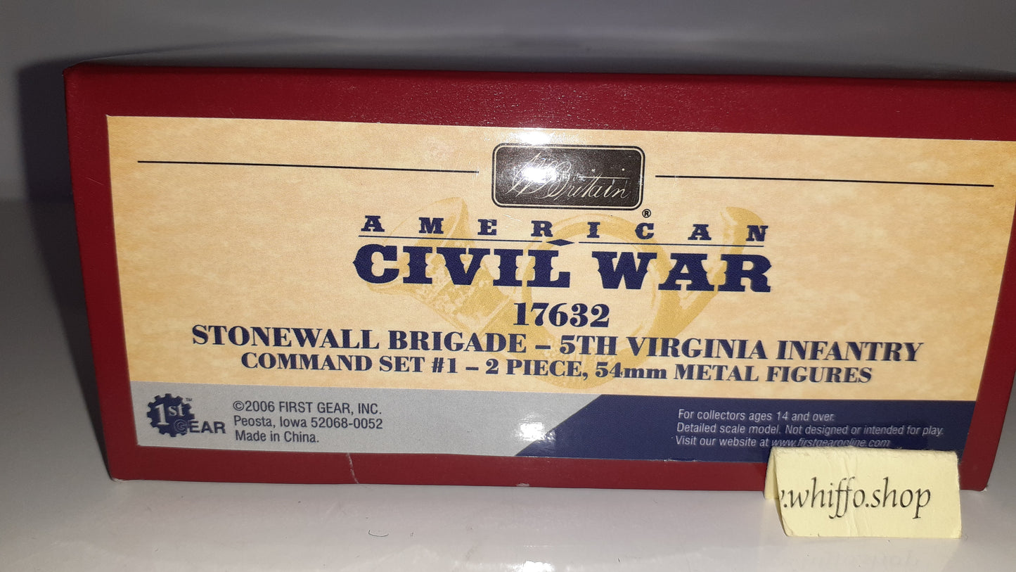 Britains Acw 17632 5th Virginia Stonewall Brigade 2006 1:32 Boxed S5