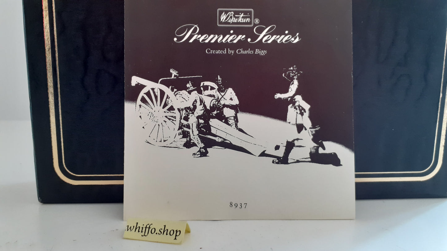 Britains 8937 ww1 french artillery 75mm gun crew caisson 1997 1:32 metal S146