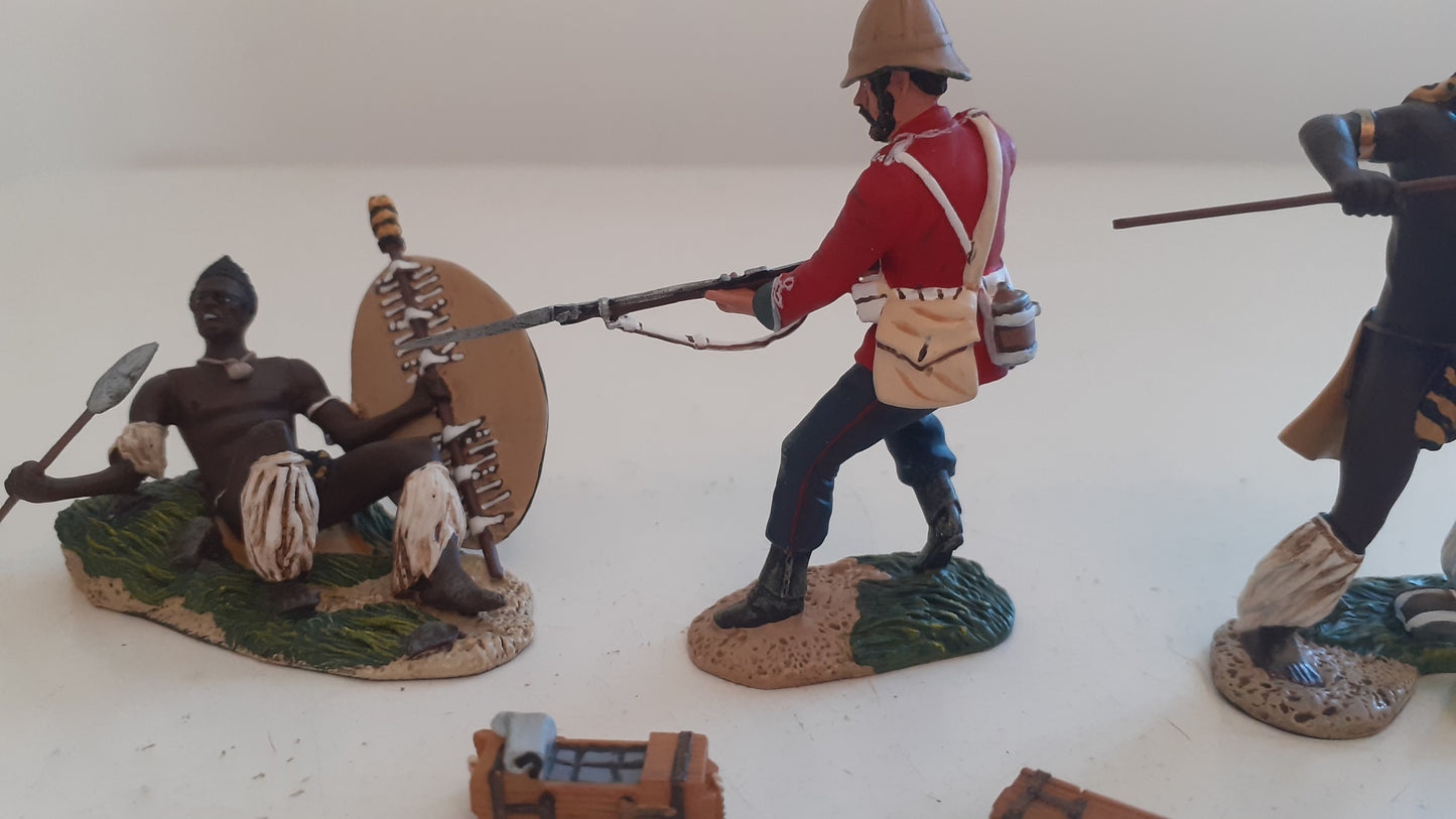 britains 20024 zulu war closing stages isandlwana  600 made 2008 24th foot wb125