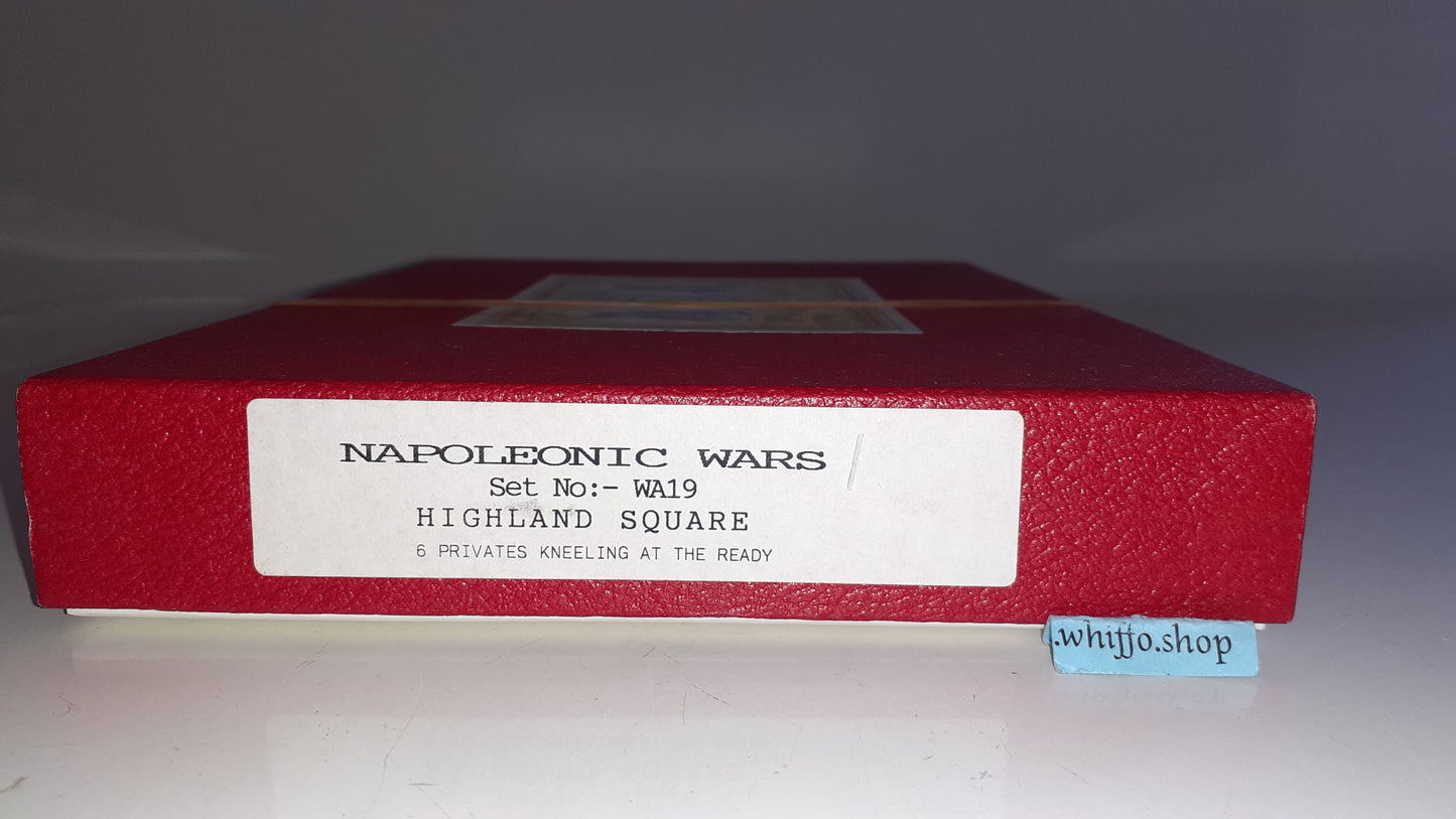trophy miniatures 1991 Wa19 Gordon highlanders Waterloo Napoleonic 1:32 Box S854