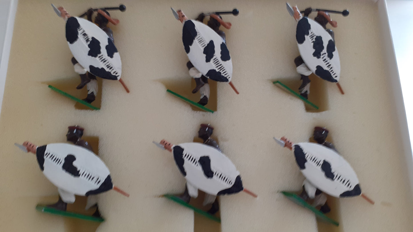 trophy miniatures zs34 sprinting zulus 1991 1:32 metal S860