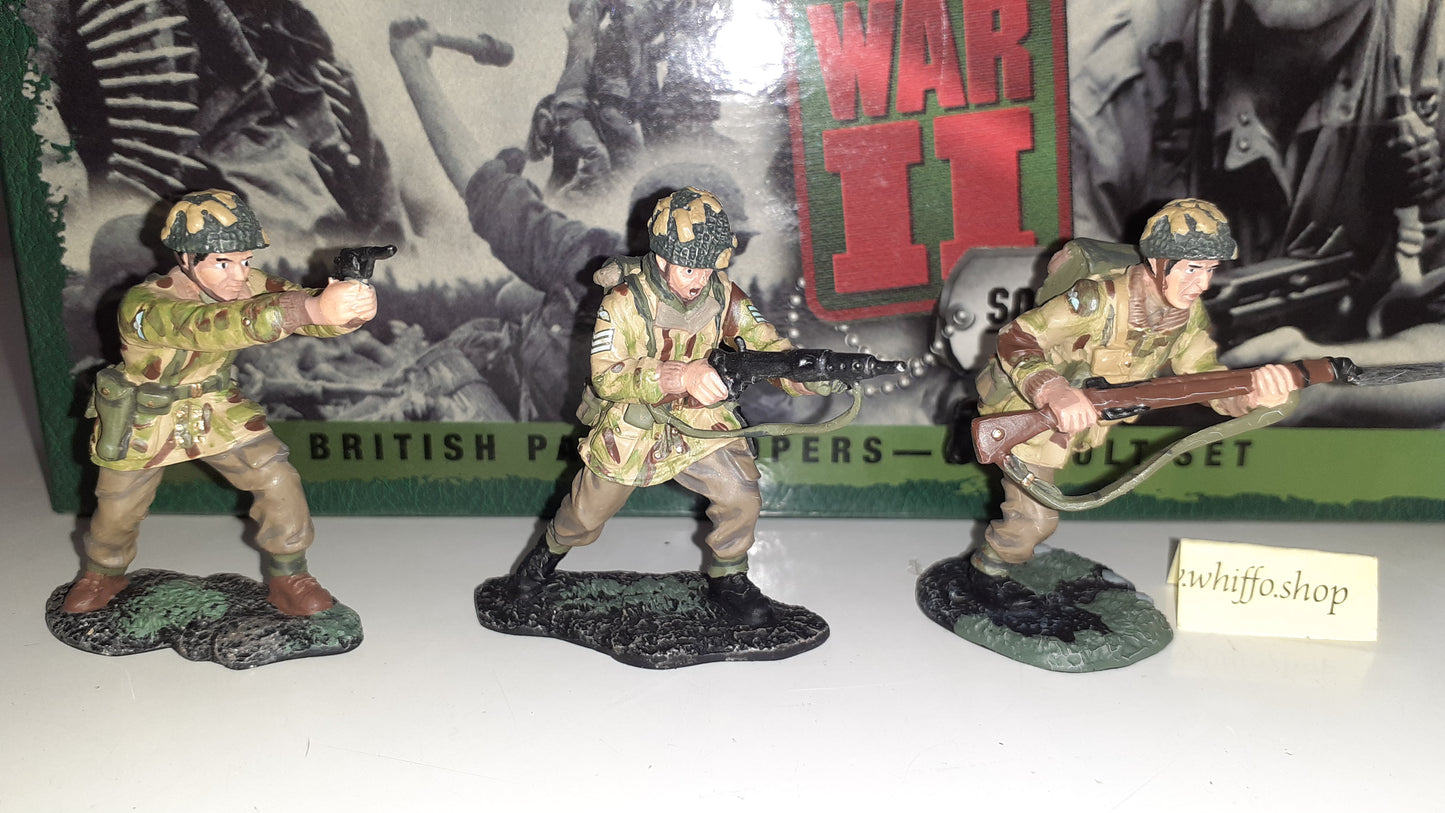 Britains Ww2 17142 Paras Paratroopers Arnhem British metal boxed 2000 Wdb