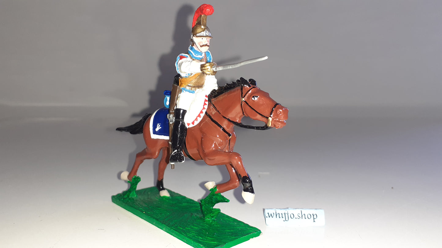 trophy miniatures 1991 Napoleonic War French Cavalry Trooper 3 Wa11c 1:32 s842