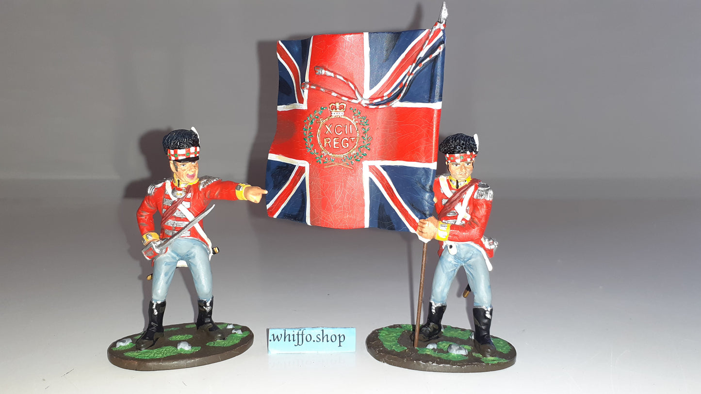 Britains 17364 2001 British 92nd Foot Waterloo Napoleonic 1:32 metal boxed  S8b for sale