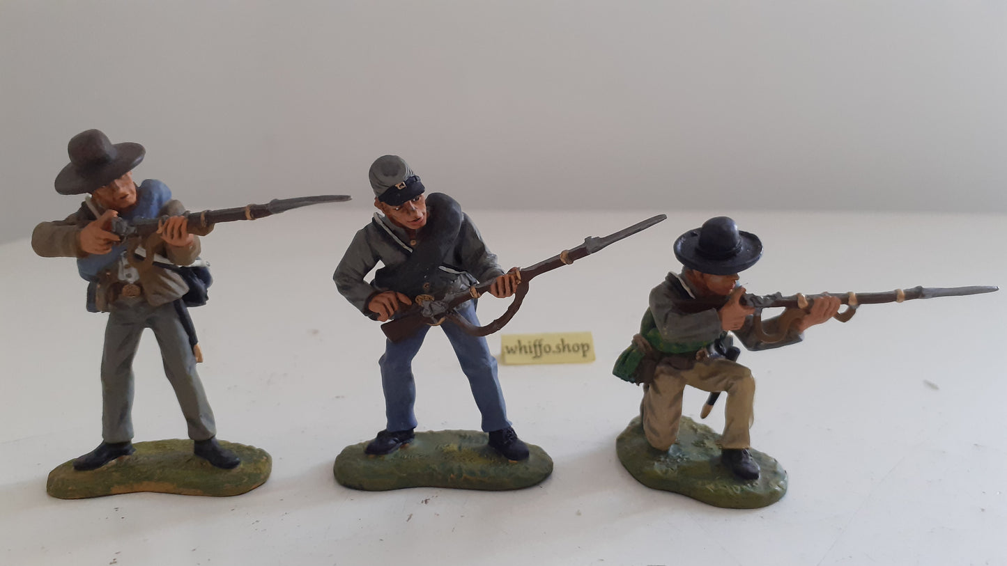 Britains 17529 2003 acw confederate infantry firingline :32  s512