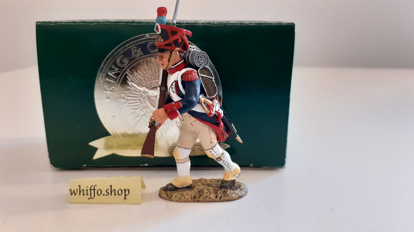 King and country French Infantry Marching Napoleonic boxd 1:30 na14 2003 Rb23b