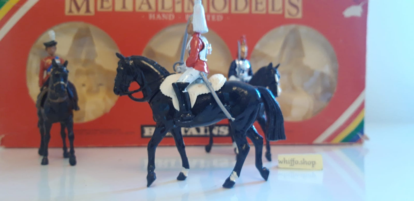 Britains 7233 ceremonial lifeguards queen  Buckingham palace 1:32 metal 1980s s7b11