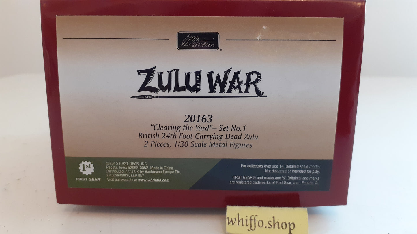 BRITAINS 20163 Zulu War clearing yard  Only 450 Made 24th Foot 2015 1:32 S333
