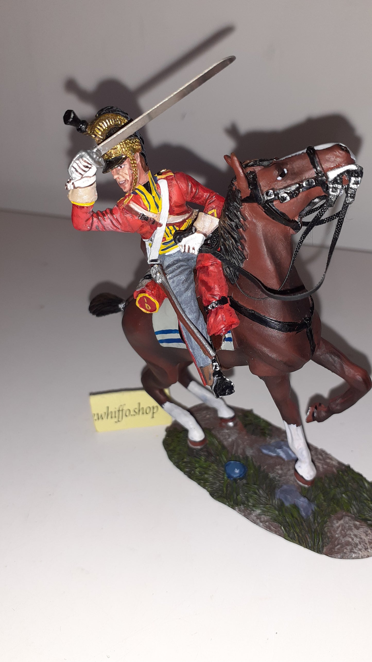 Britains 36062 Napoleonic Waterloo 1st Royal Dragoons Trooper Charging boxed S8