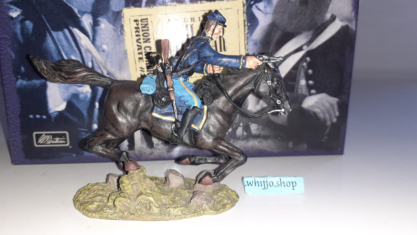 BRITAINS 17397 Acw Union Cavalry Pistol Wild West Boxed 2002 Metal 1:32 S614