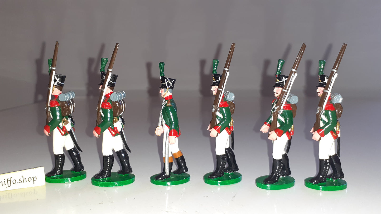 trophy miniatures 1991 Npia4 Velite Chasseurs Guard Italy Napoleon 1:32 Box S255