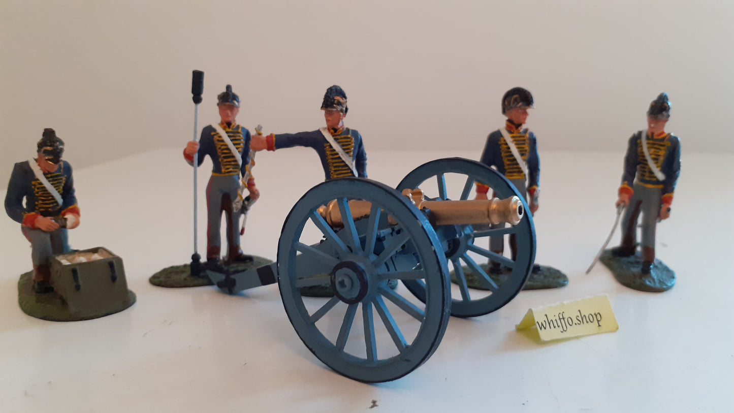 Britains 00290 Napoleonic Waterloo rha royal horse artillery cannon 2000 b346