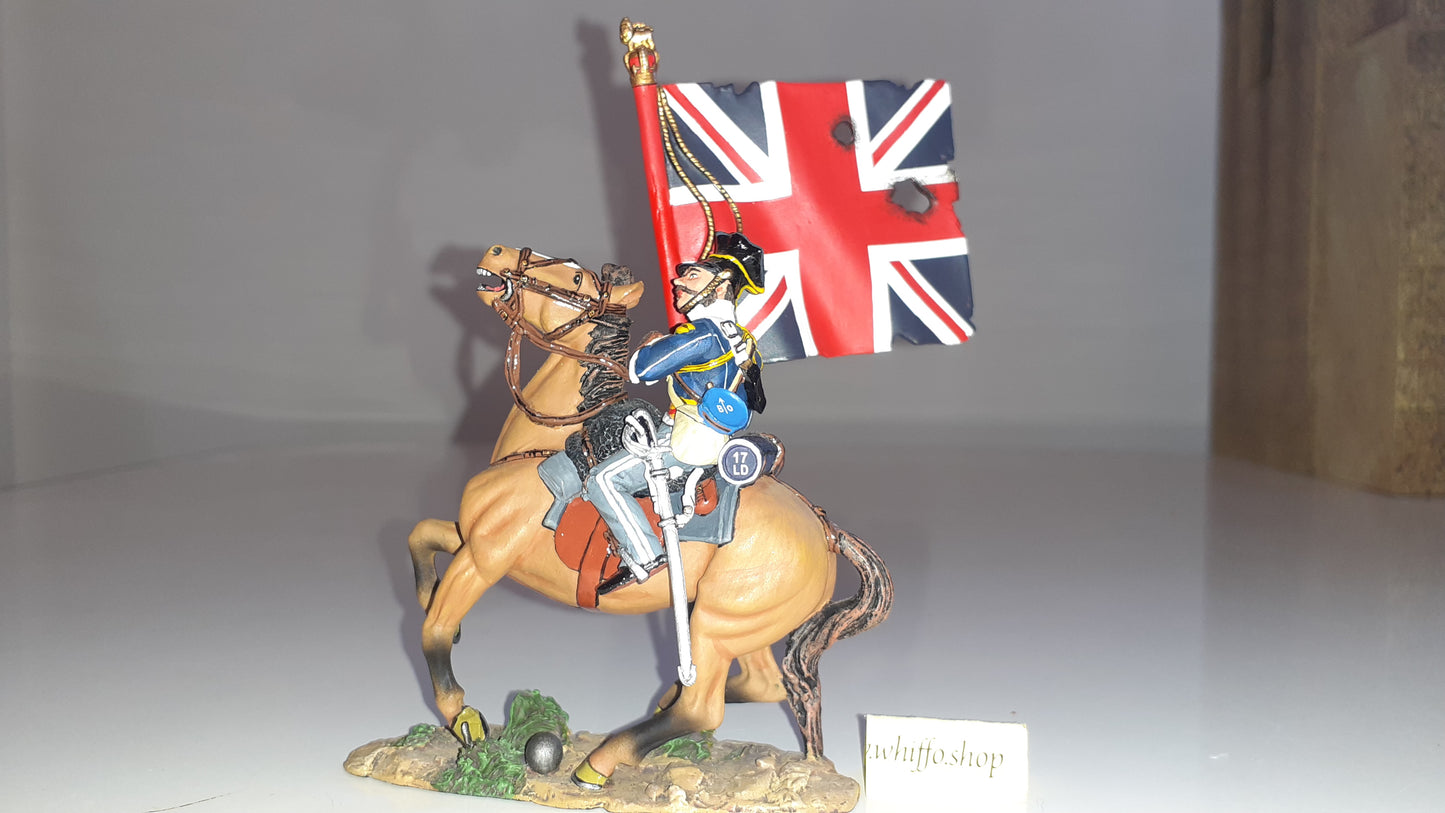 King and country Crw03 Crimean War 17th Lancer Flag Light Brigade 2007 boxd S1