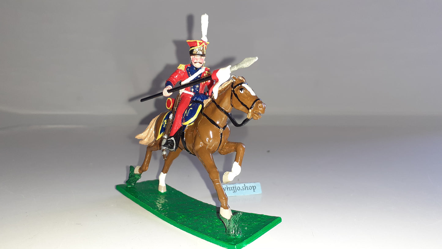 trophy miniatures 1991 Napoleonic War Dutch Lancers Cavalry Wa54b 1:32 s848