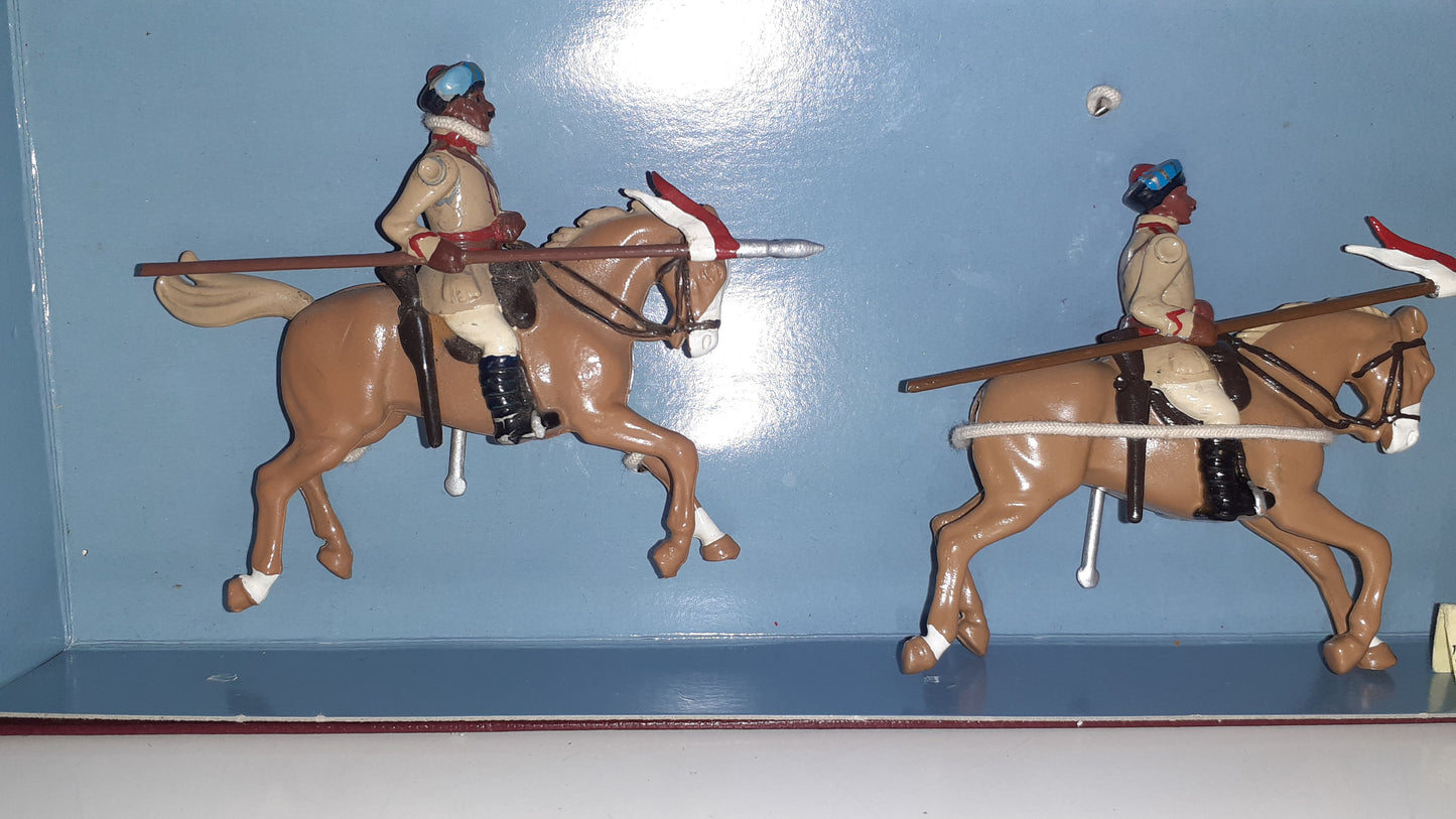 Britains 8951 38th Central Lancers India cavalry 90s 1 Tail Gone In Plain Box S7