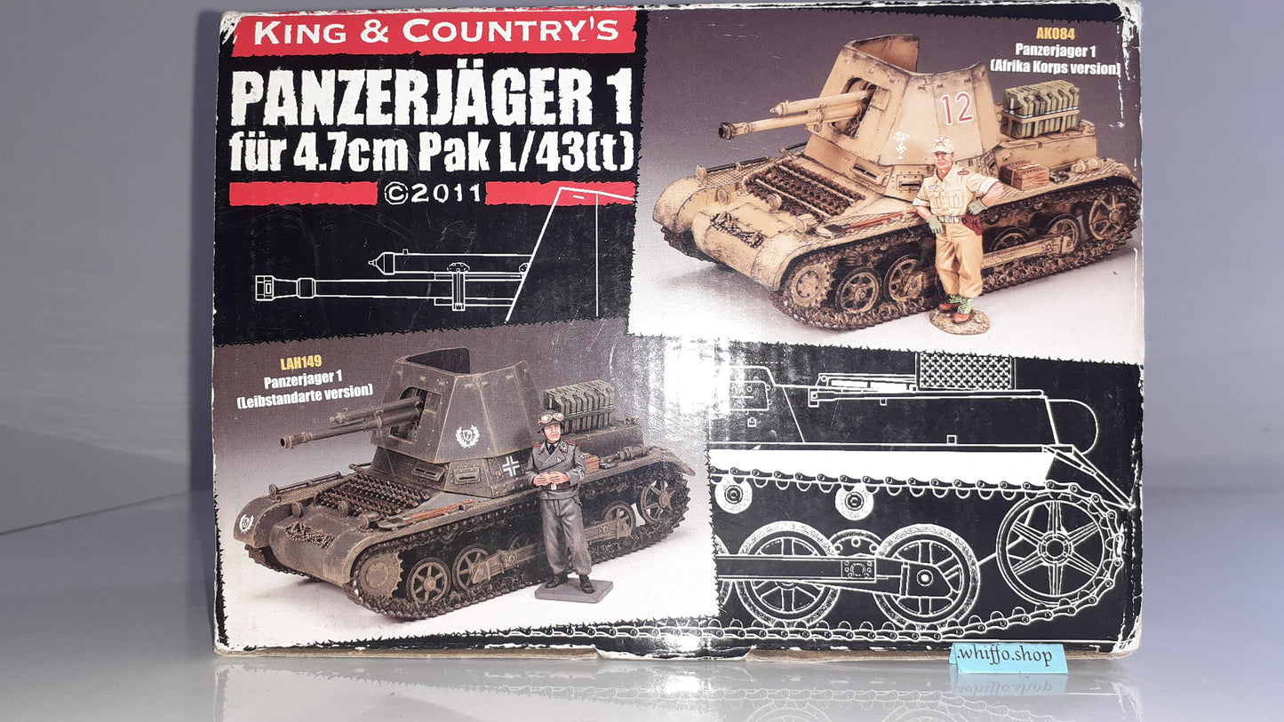 King and country ww2 German panzer 1  panzerjager 1 2011 boxd 1:32 Lah149 Wdb for sale