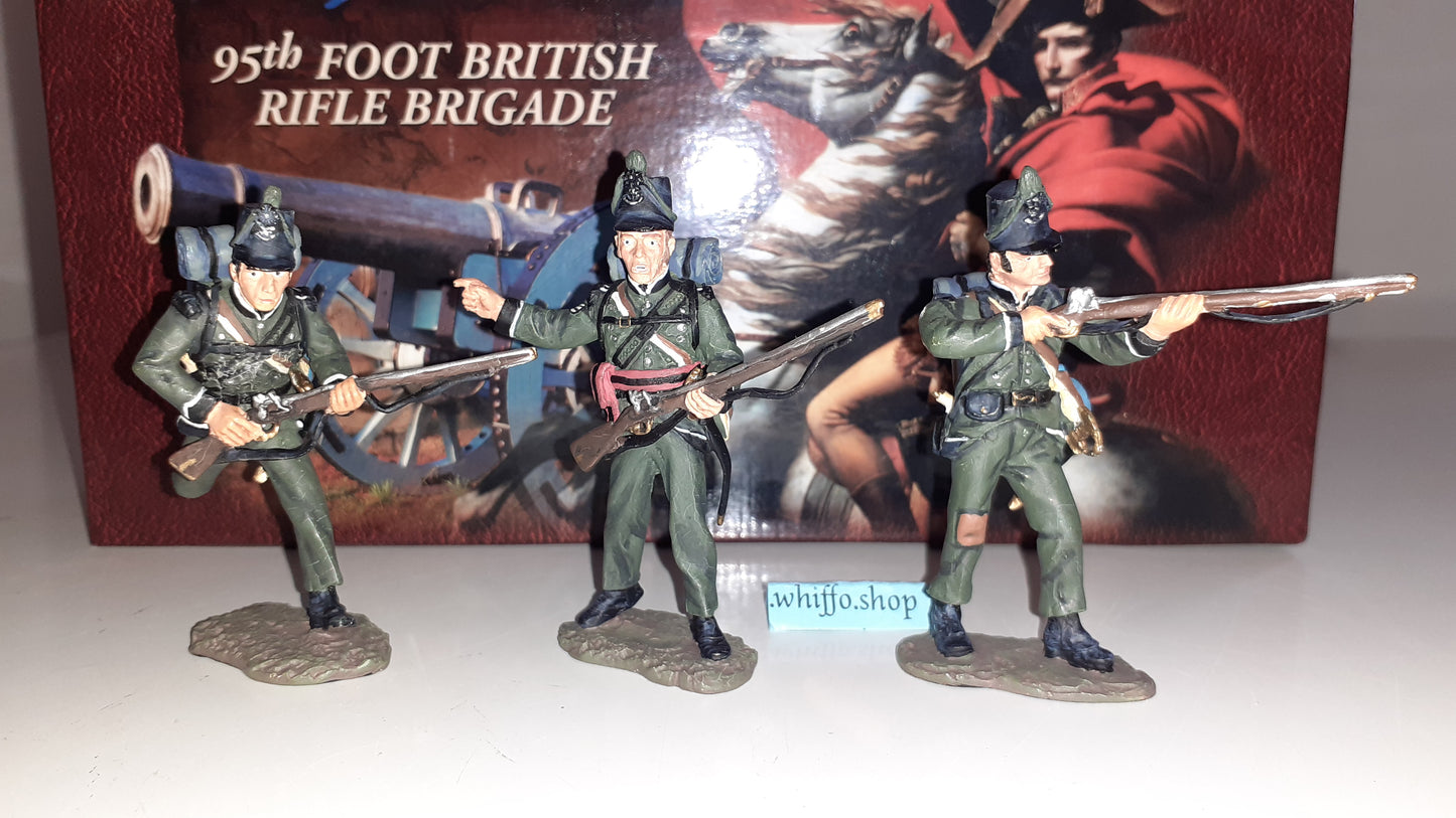 Britains 17255 2001 British 95th Rifles Waterloo Napoleonic 1:32 metal boxd  S8b for sale