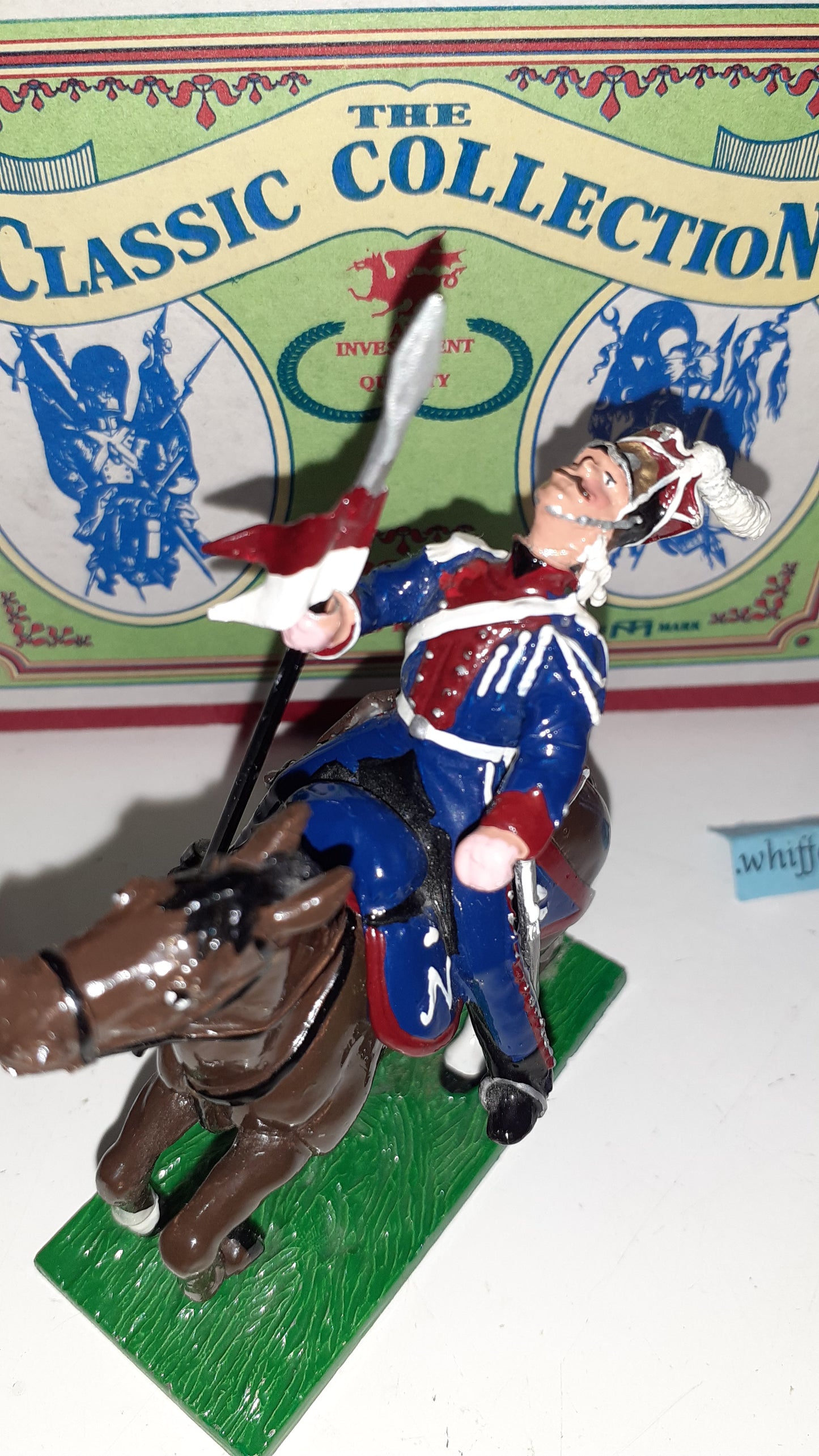 trophy miniatures 1991 Wa53f Polish Lancer Waterloo Napoleonic 1:32 Box S7