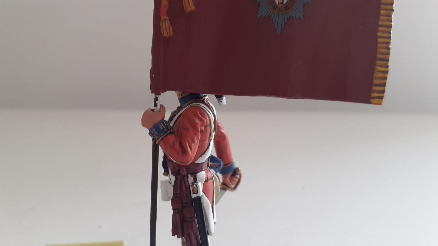 King and country Napoleonic Na126 Coldstream Guards colours flag 2007 boxd s130