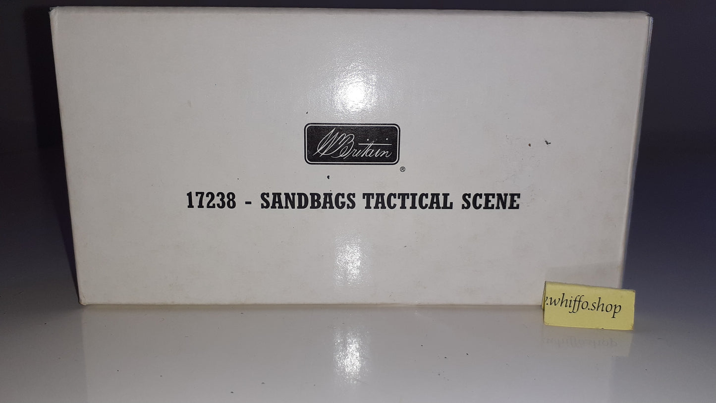 Britains 17238 Ww2 Ww1 Sandbags Tactical Scene 16cm Long boxd 1:32 2000 S2