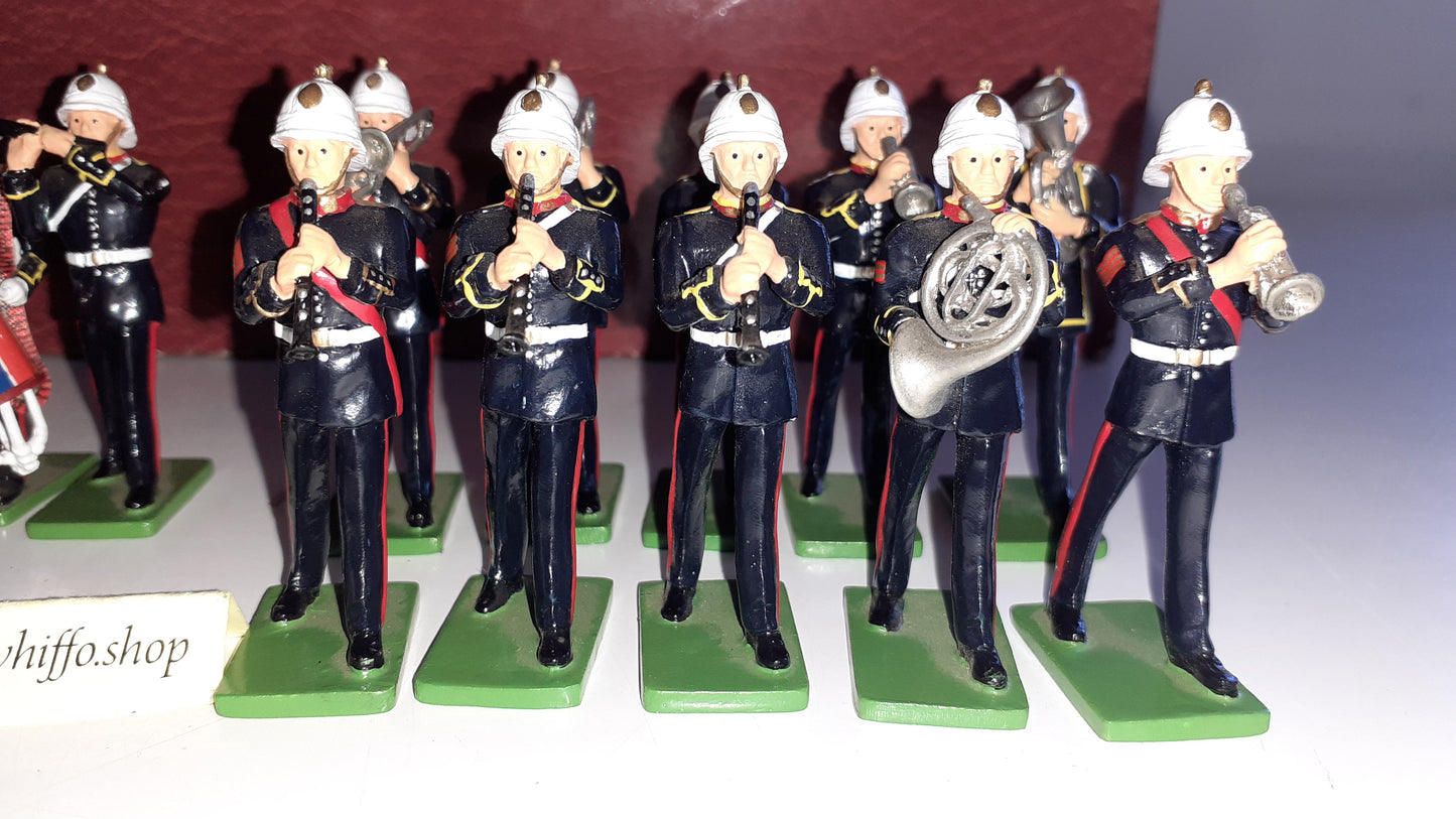 Britains 41102 2004 Ltd Edition Large Royal Marines Band boxed 1:32 S7