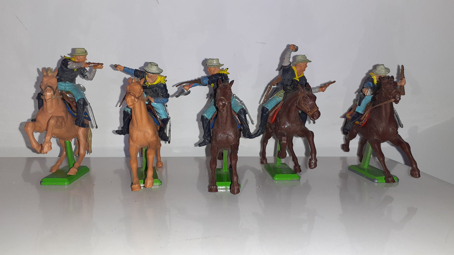 Britains Deetail Mounted 7th Cavalry 1:32 1970s boxed B1 c