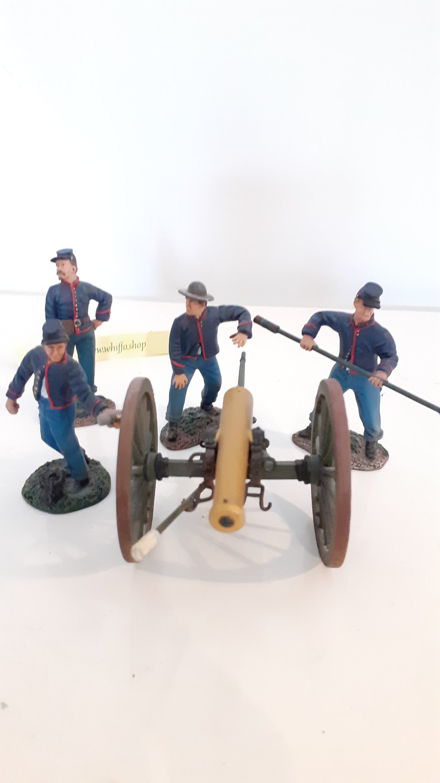 Britains 31056 2010 Acw Union Artillery Napoleon Gun Crew boxed 1:32 Wdb