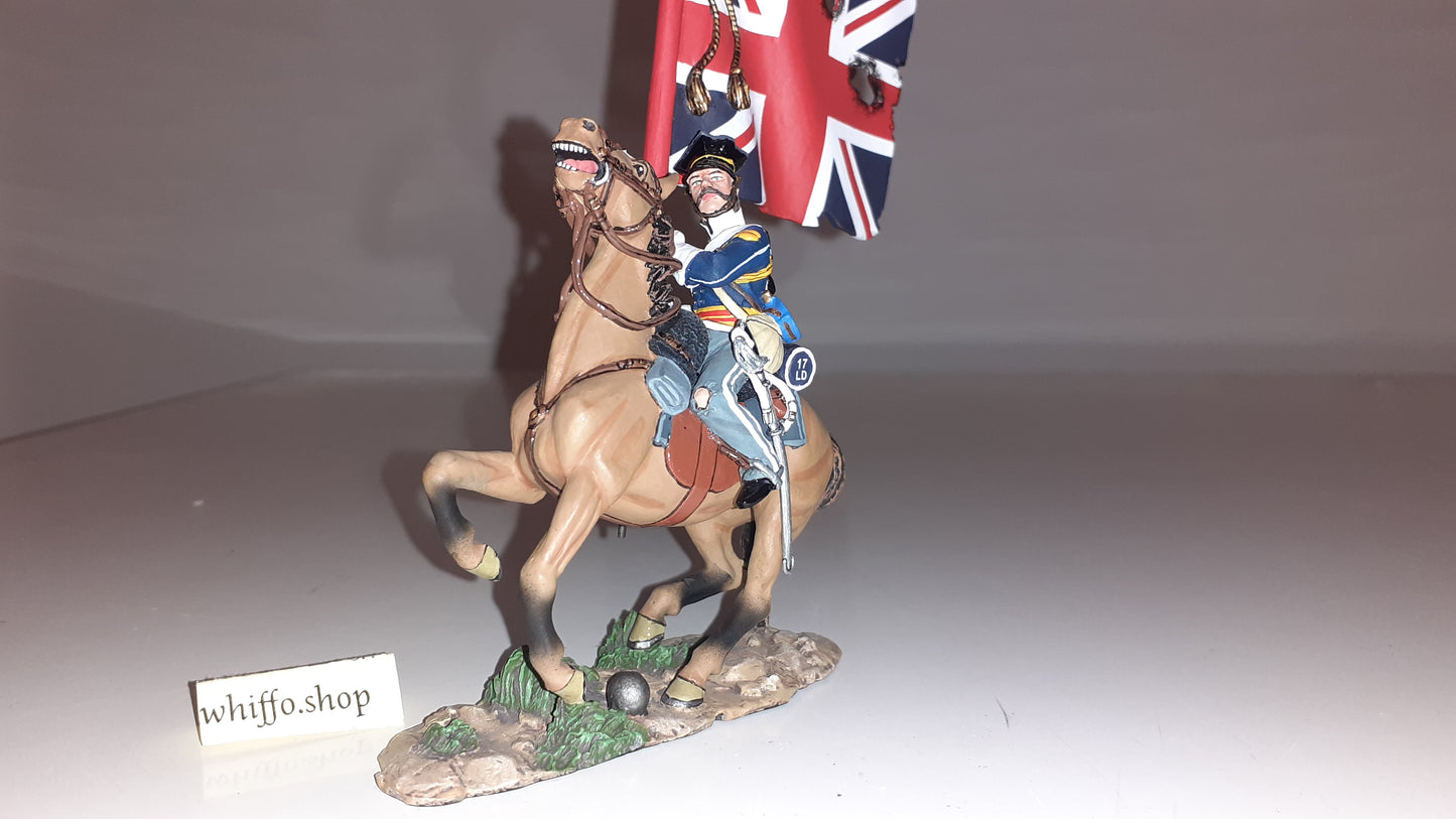 King and country Crw03 Crimean War 17th Lancer Flag Light Brigade 2007 boxd s840