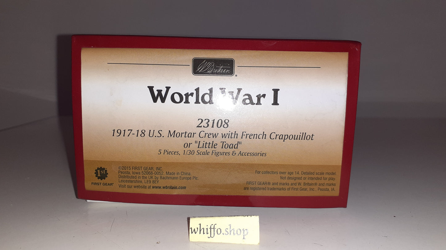 Britains 23108 Ww1 Trench Mortar Toad Only 450 Made 2012 s531