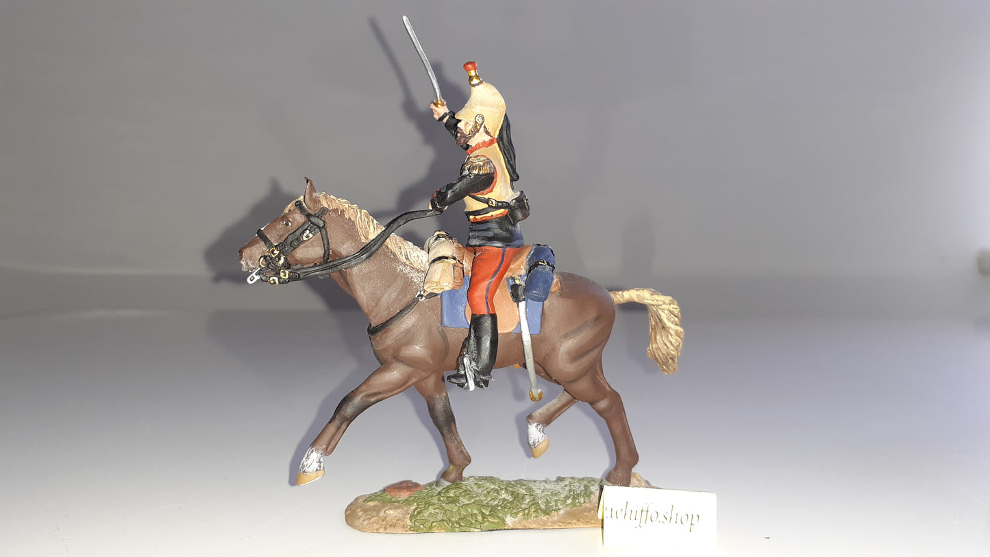 Britains ww1 23005 2009 French Cuirassier Officer Cavalry 1914  metal boxd S7