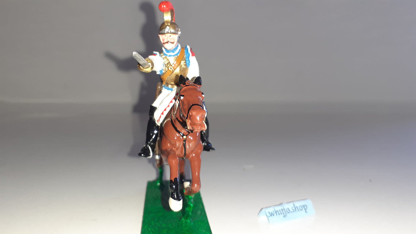 trophy miniatures 1991 Napoleonic War French Cavalry Trooper 3 Wa11c 1:32 s842