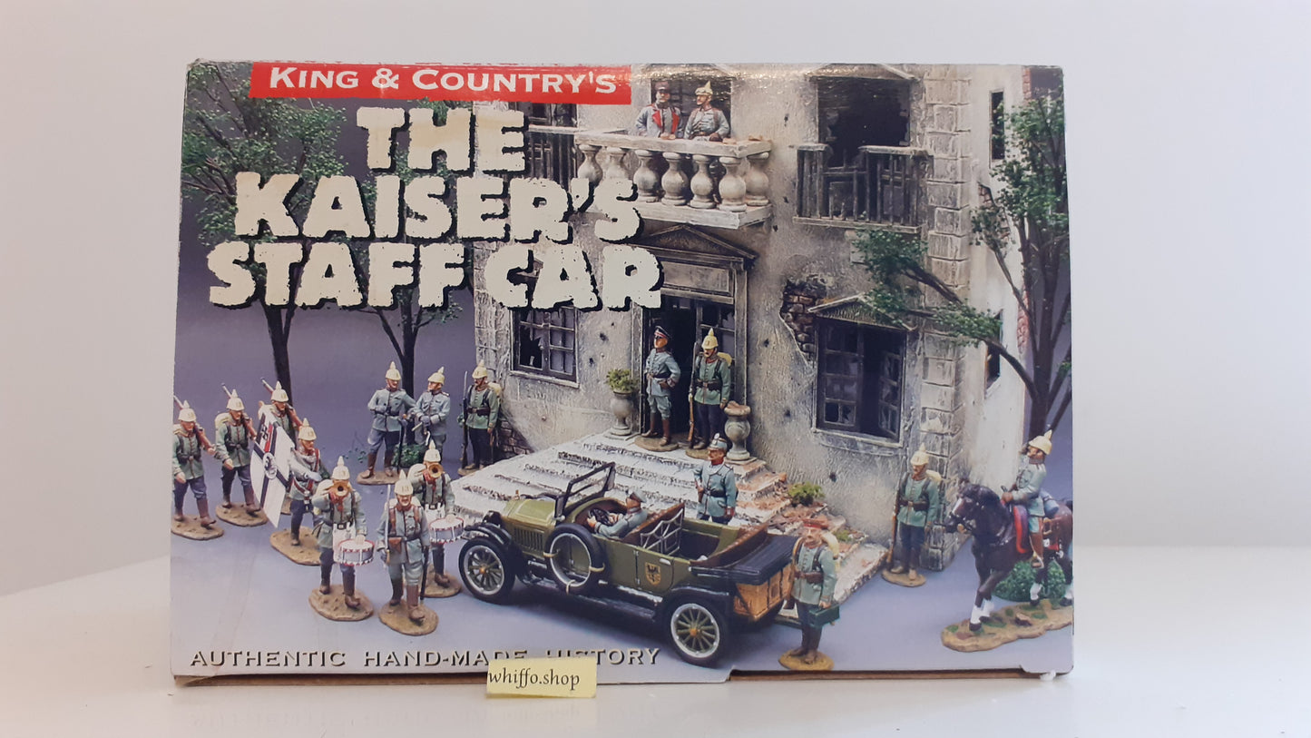 King and Country Ww1 Kaisers Staff Car boxd 1:30  Fw13 S590