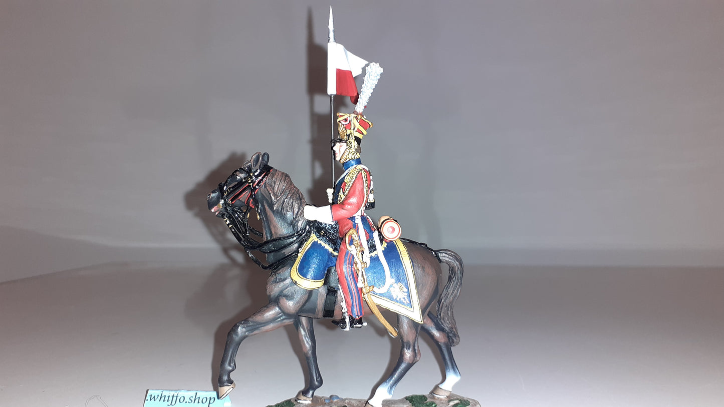 King and country Na160 Dutch Lancer Walking Repaired Plume Napoleonic box Wb
