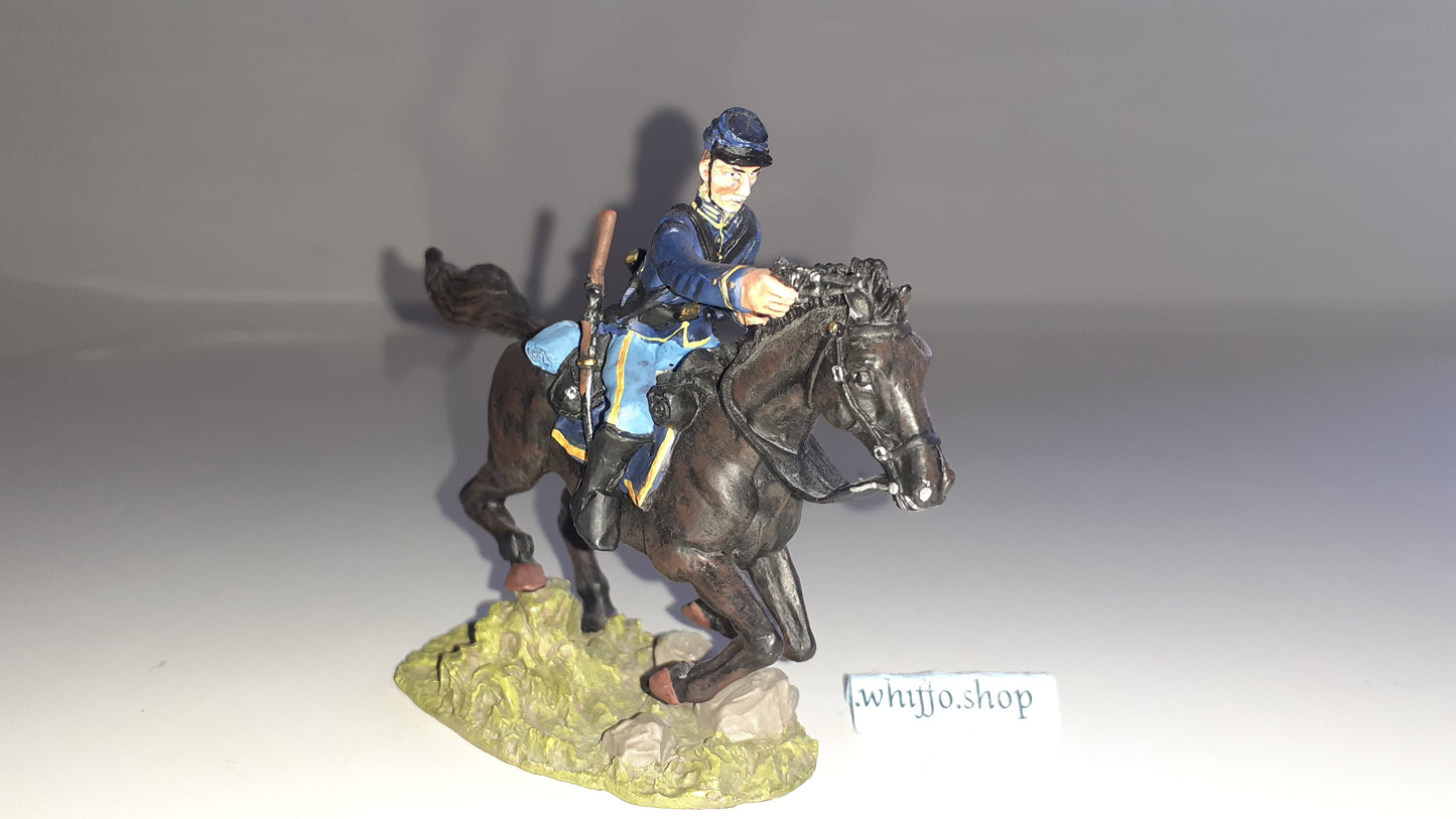 BRITAINS 17397 Acw Union Cavalry Pistol Wild West Boxed 2002 Metal 1:32 S614