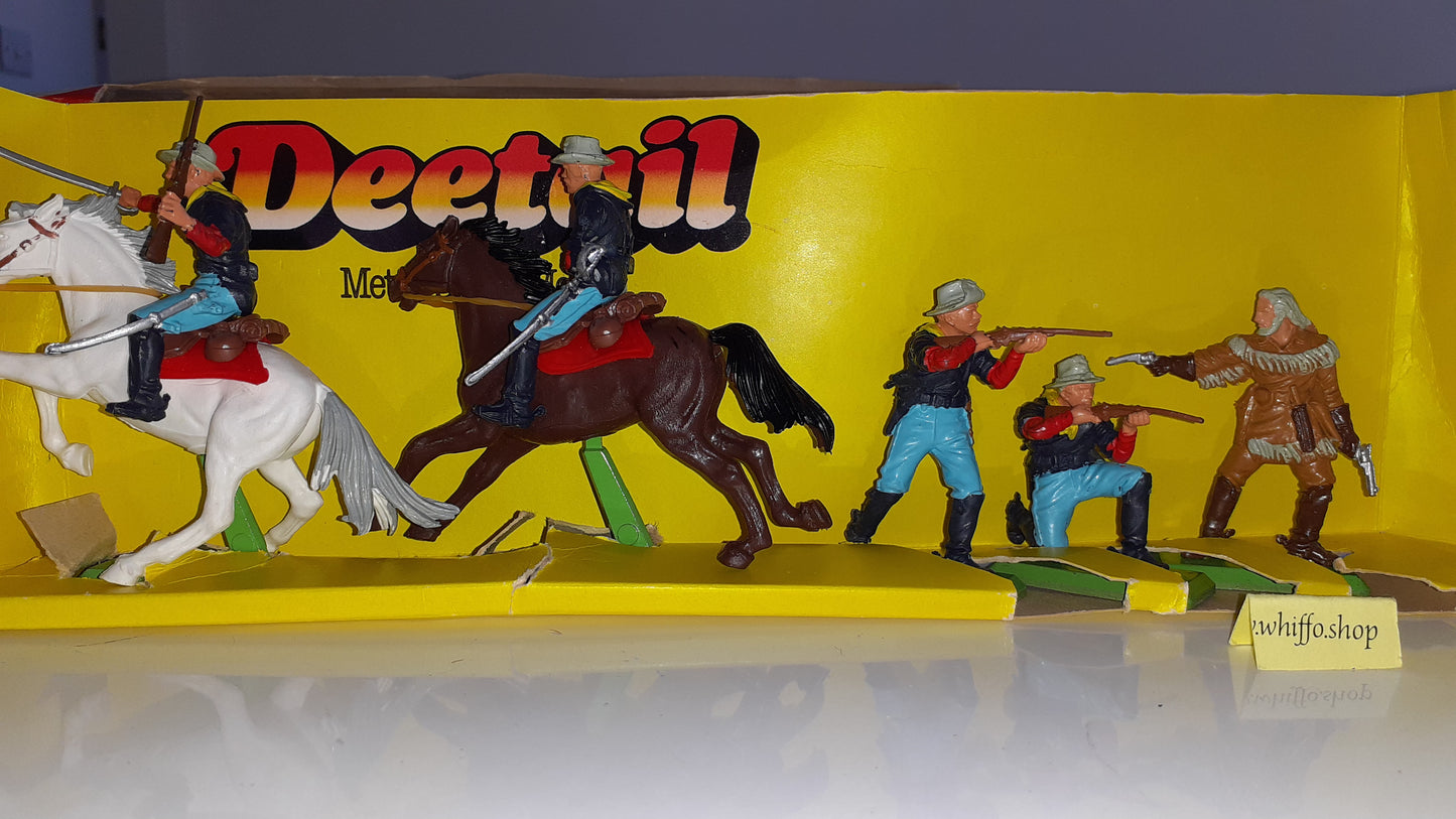 Britains deetail 7498 1980 Deetail 7th Cavalry boxed 1:32 S7