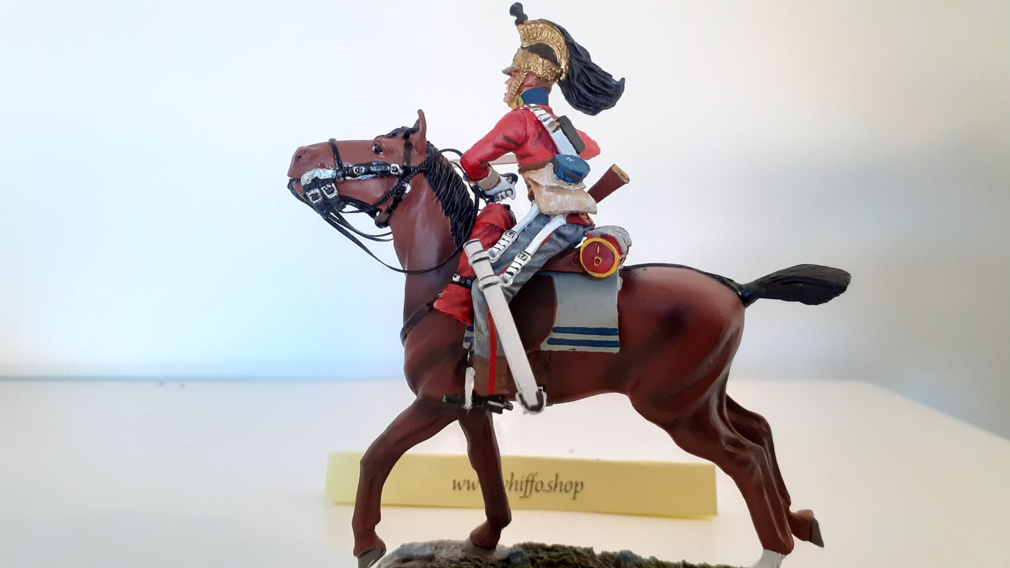 Britains 36055 Napoleonic Waterloo 1st Royal Dragoons Trooper Charging boxed S8