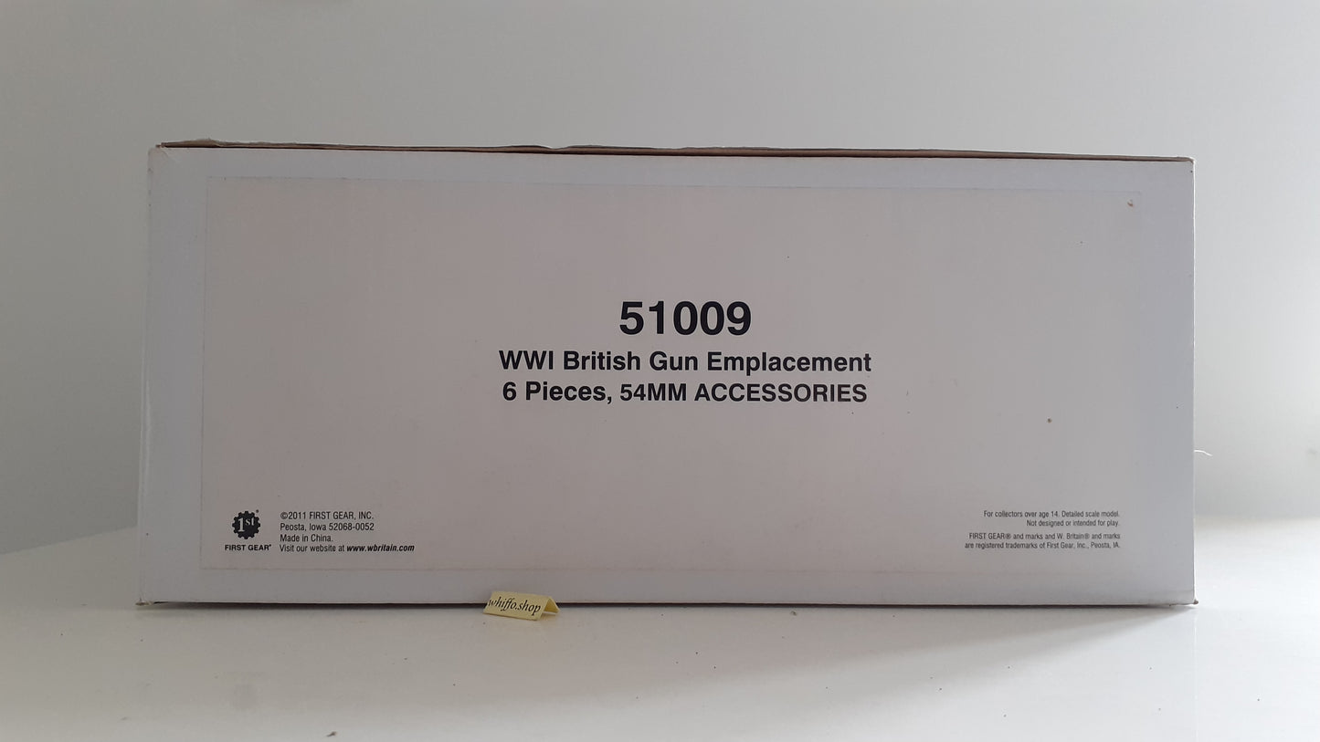Britains 51009 ww1 ww2 gun emplacement boxed s447
